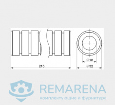 Ручка неопреновая синяя (фото 2)