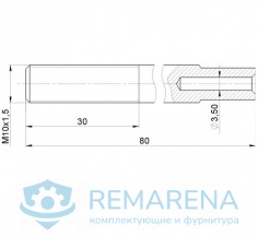 Законцовка Винт М10 (фото 1)