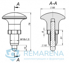 Фиксатор "Грибок" М18х1,5 Lite (фото 1)