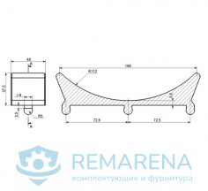Ложемент гантели, вар2 (фото 2)