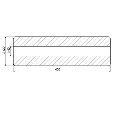 Валик D-120 L-400 мм (фото 1)