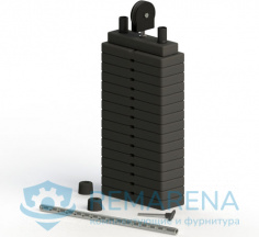 Грузоблок 80 кг с роликом