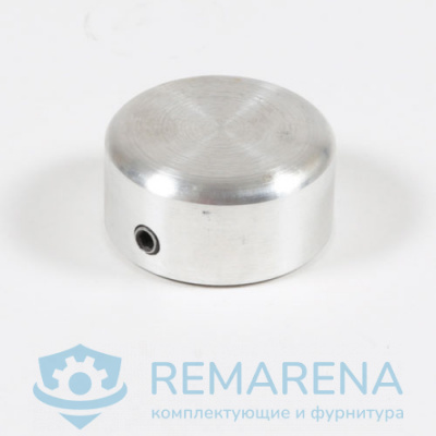 Колпачок на 30 мм трубу (алюминий)