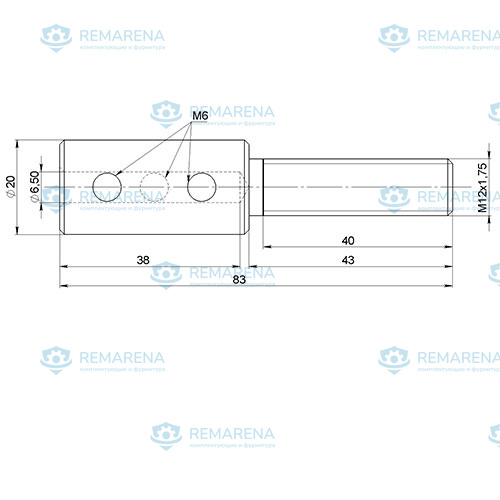 Законцовка М12 с винтами (фото 4)