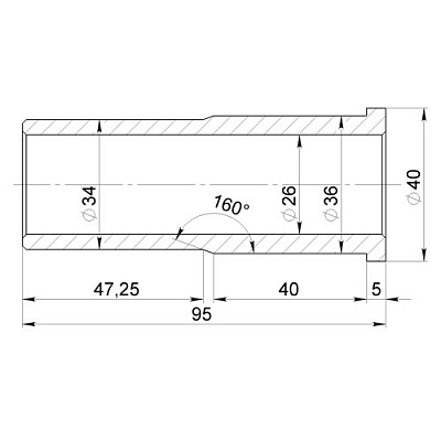 Втулка верхней плитки для 25 мм направляющей (фото 4)