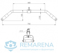 Рукоять тяги с параллельным хватом (фото 3)