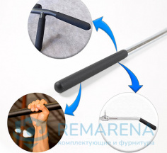 Ручка на 25 мм трубу L-300 мм (фото 1)