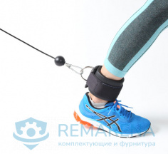 Манжет на ногу на липучке (кожа) (фото 1)