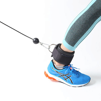 Манжет на ногу на липучке (кожа) (фото 1)