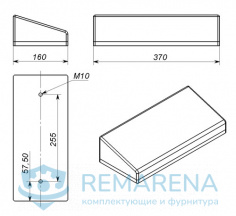 Подлокотник трапеция (фото 2)