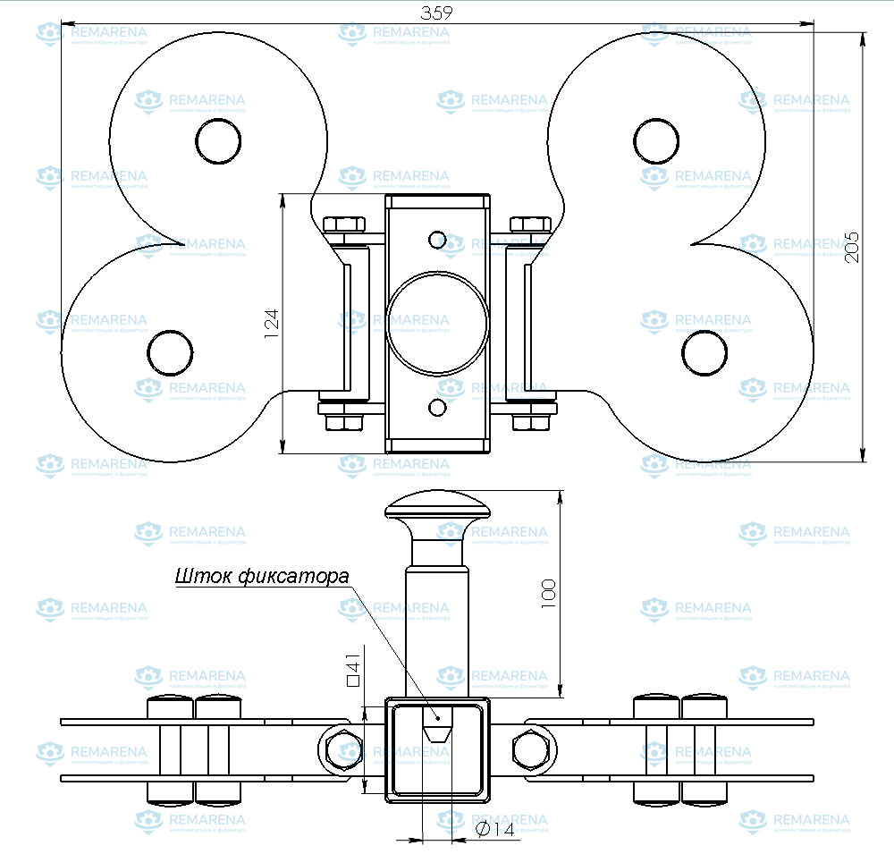 Каретка двойная (фото 4)