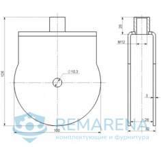 Кронштейн со втулкой (фото 2)