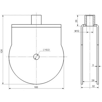 Кронштейн со втулкой (фото 2)