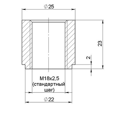 Втулка резьбовая (фото 1)
