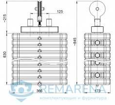 Грузоблок 80 кг с роликом композитный (фото 1)