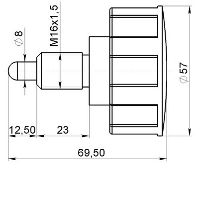 Фиксатор прижимной М16х1,5 (фото 1)