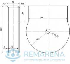 Кронштейн заготовка (фото 2)