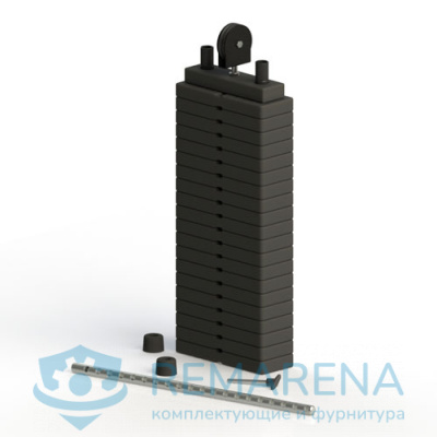 Грузоблок 100 кг с роликом