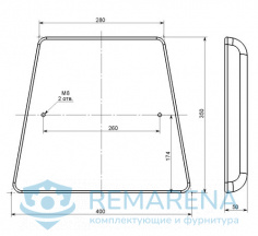 Сиденье трапеция (фото 2)