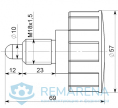 Фиксатор прижимной М18х1,5 (фото 1)