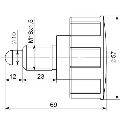 Фиксатор прижимной М18х1,5 (фото 1)