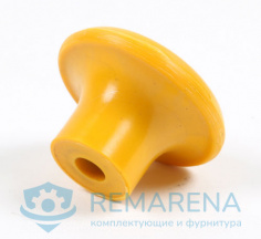 Ручка грибок М8 желтая