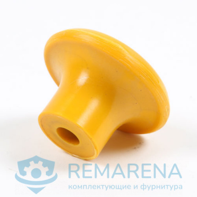 Ручка грибок М8 желтая