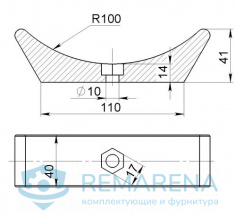Ложемент гантели (фото 1)