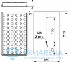 Подножка прямоугольная (фото 1)