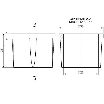 Центрирующая заглушка для труб D25/D32 (фото 2)