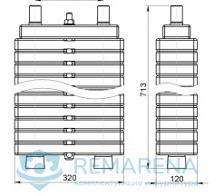 Грузоблок 80 кг с натяжителем (фото 1)