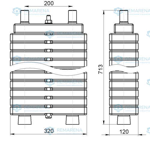 Грузоблок 80 кг с натяжителем (фото 1)