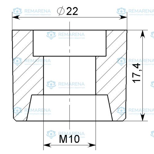 Пробка М10 (фото 2)