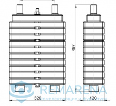 Грузоблок 50 кг с натяжителем (фото 1)
