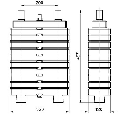 Грузоблок 50 кг с натяжителем (фото 1)