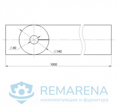 Заготовка валика D-140 L-1000 мм  (фото 1)
