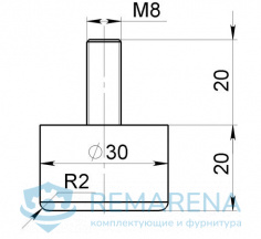Отбойник М8 (фото 1)