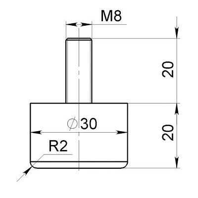 Отбойник М8 (фото 1)
