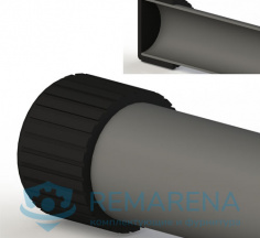 Заглушка наружная на трубу 48 мм (фото 2)