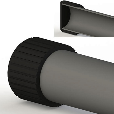 Заглушка наружная на трубу 48 мм (фото 2)