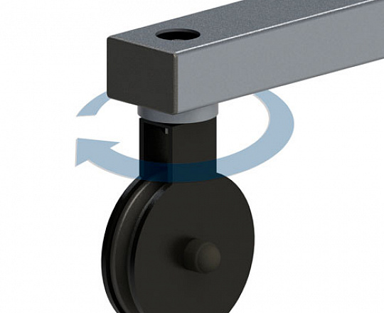 Поворотный кронштейн для ролика доступен!!