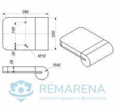 Упор гиперэкстензии (фото 1)