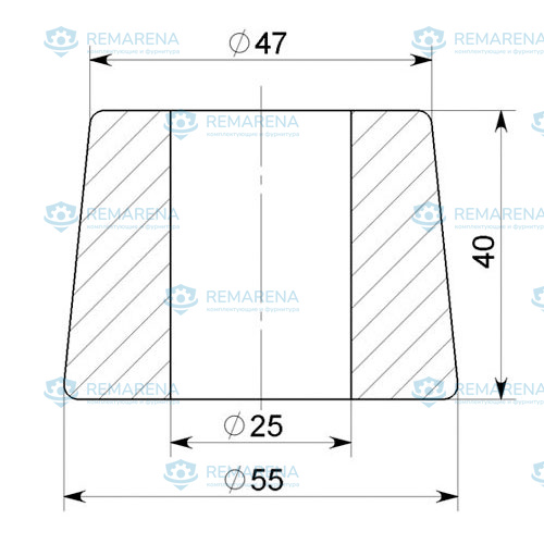 Отбойник грузоблока (фото 1)