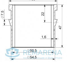 Центрирующая заглушка для 50х50/60х60 (фото 1)