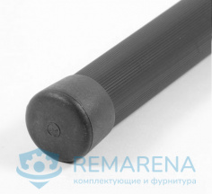 Рукоять рифленая на 25 мм трубу (отрезок 1м) (фото 1)