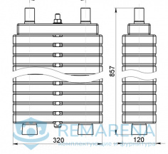 Грузоблок 100 кг с натяжителем (фото 1)
